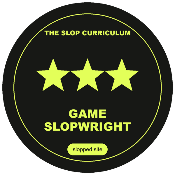 Game Slopwright badge